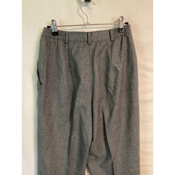 1010 Talbot Petites Womens Wool Dress Pants Gray Size 4P - Picture 4 of 4